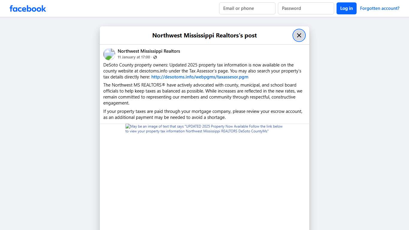 DeSoto County property... - Northwest Mississippi Realtors Facebook